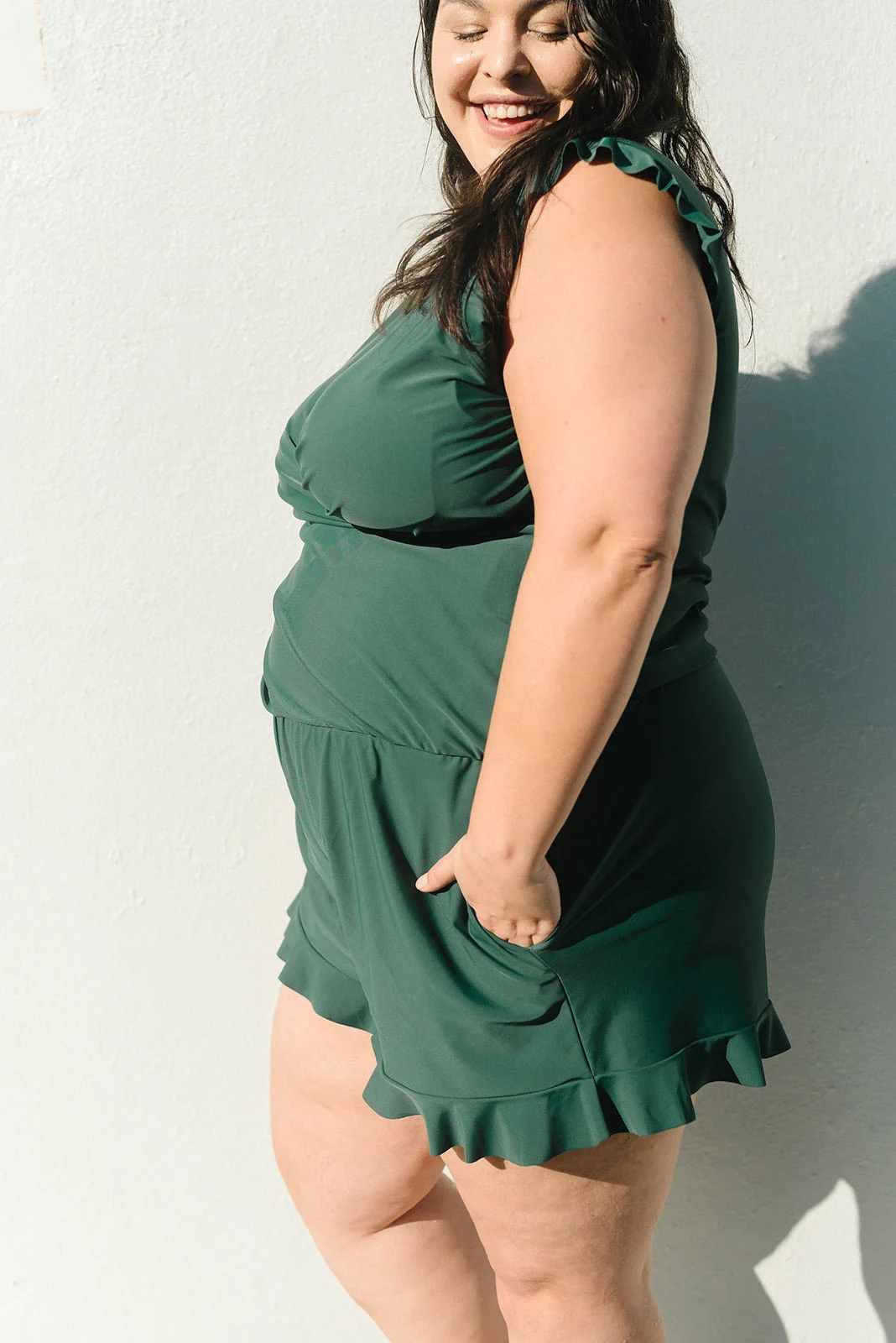 Momoop Swim Romper Built-in Bra