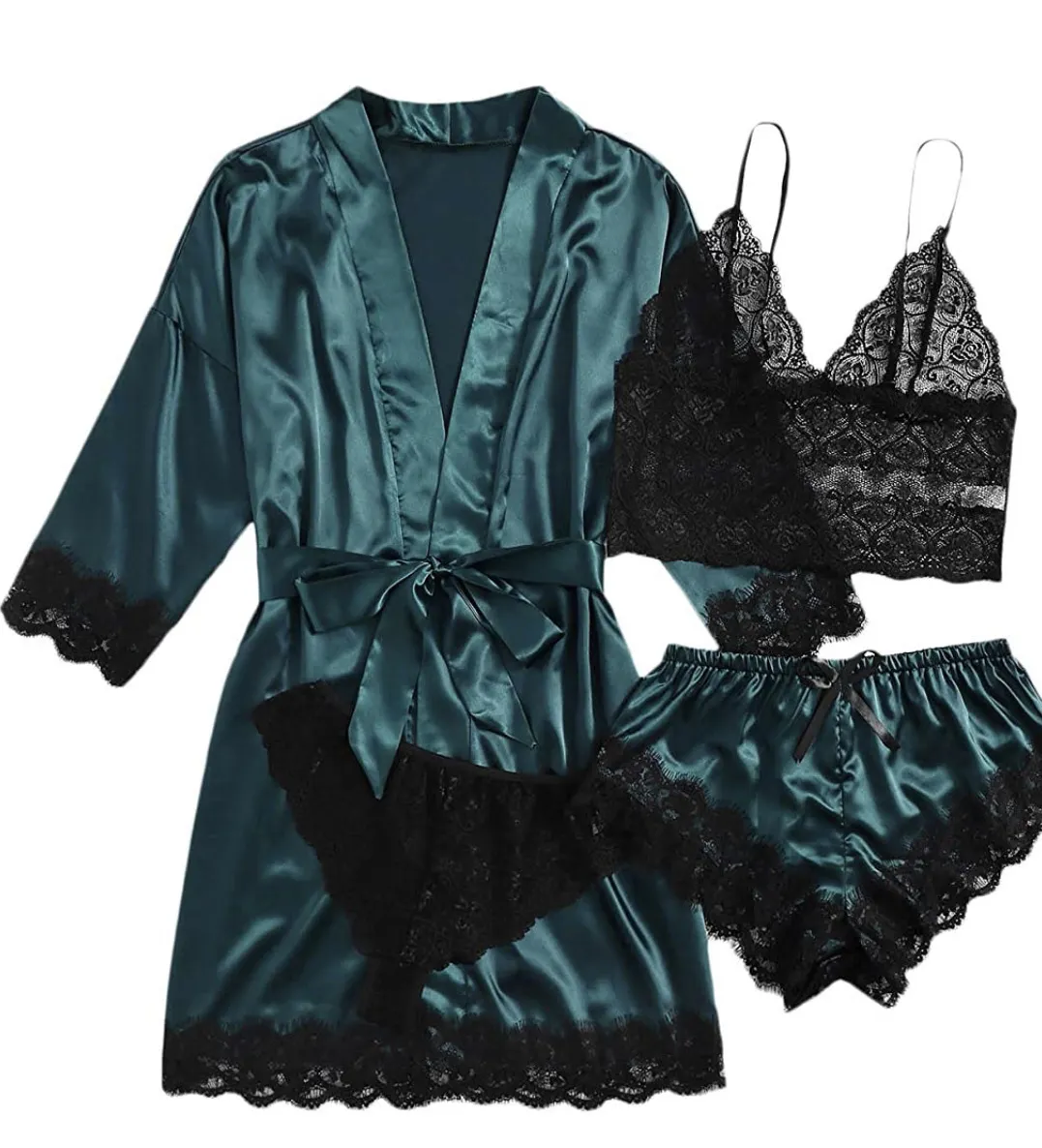 Churchf Women's Pajamas Sex Underwear Plus-Size Home Clothes New Lace Elastic