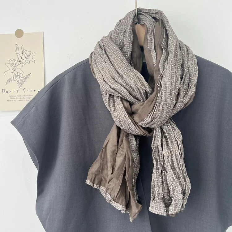 Vintage Geometric Printing Casual Comfy Shawl