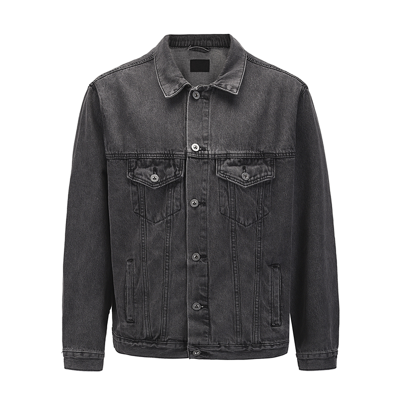 Retro Wash And Old Gray Loose Denim Jacket