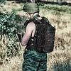 20L Taktischer Rucksack Milit&auml;r Daypack Wasserabweisend MOLLE Klein Reiserucksack Bundeswehr Sportrucksack Radrucksack f&uuml;r Herren Damen Fitness Radfahren Outdoor, Schwarz/Braun/Camo