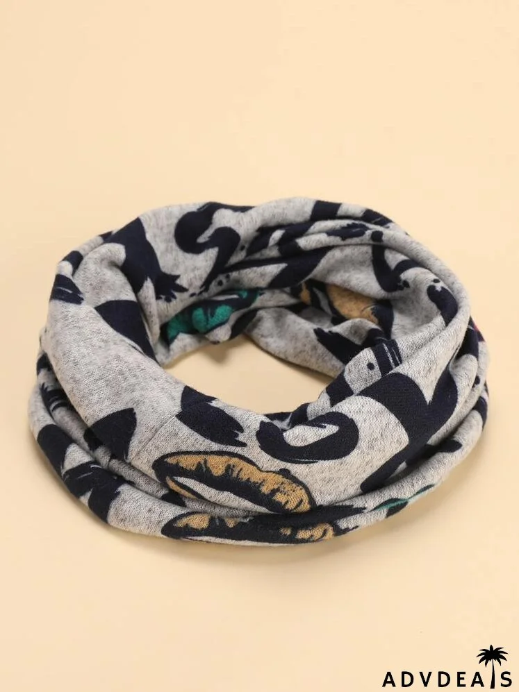 Lip Print Scarf