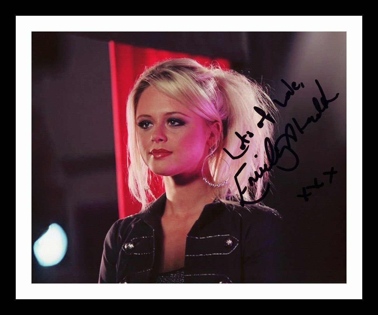 Emily Atack - The Inbetweeners Autographed Signed & Framed Photo Poster painting