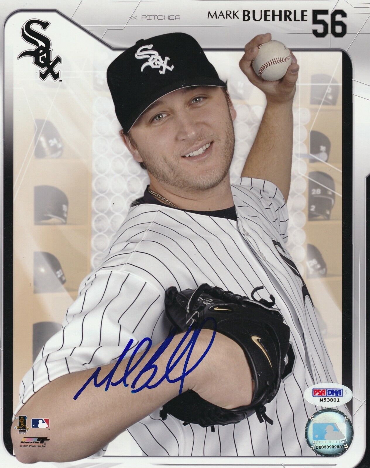 MARK BUEHRLE (Chicago White Sox) Signed 8x10 Photo Poster painting w/ PSA COA