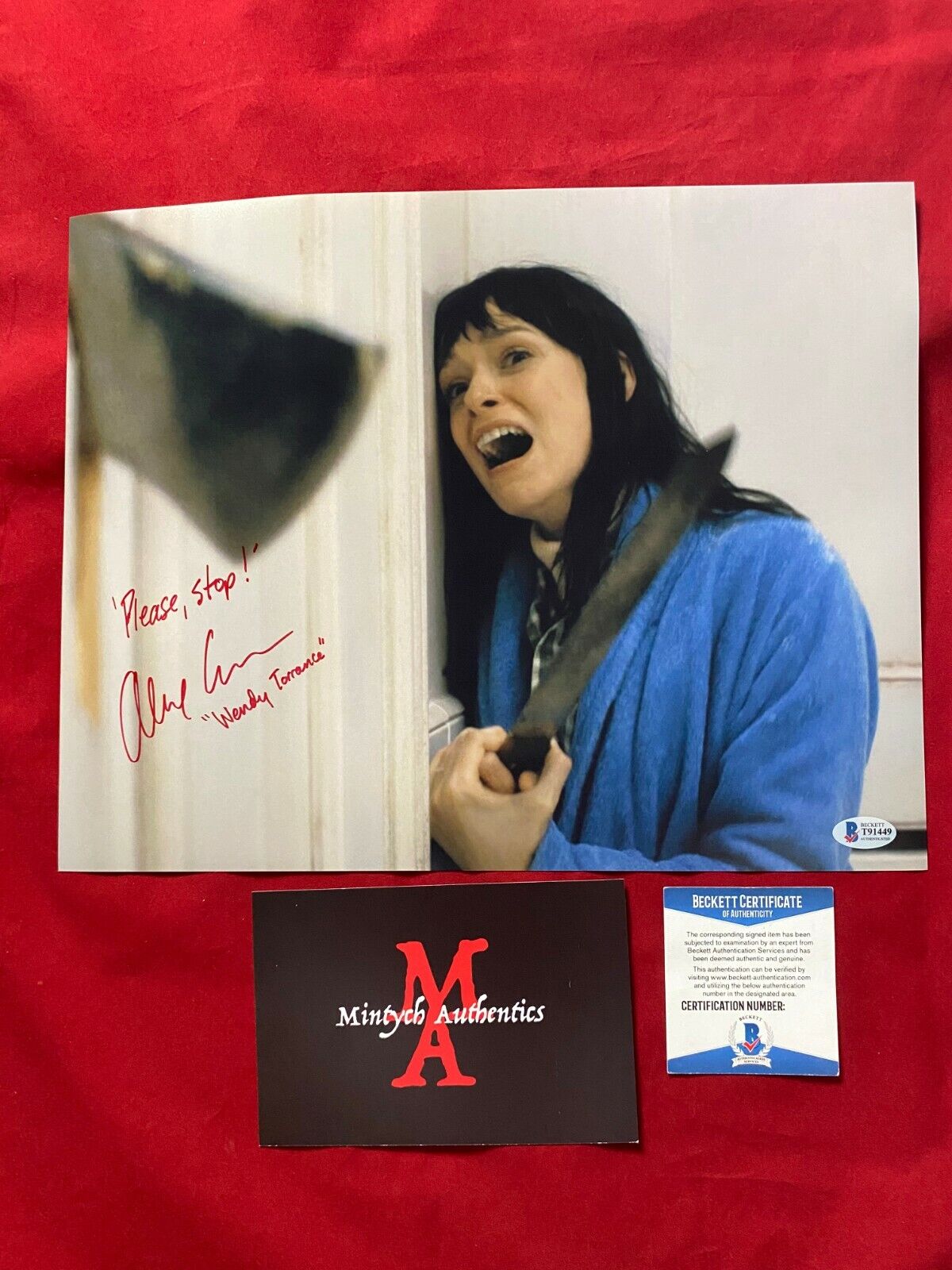 ALEX ESSOE AUTOGRAPHED SIGNED 11x14 Photo Poster painting! DR SLEEP WENDY TORRANCE! BECKETT COA