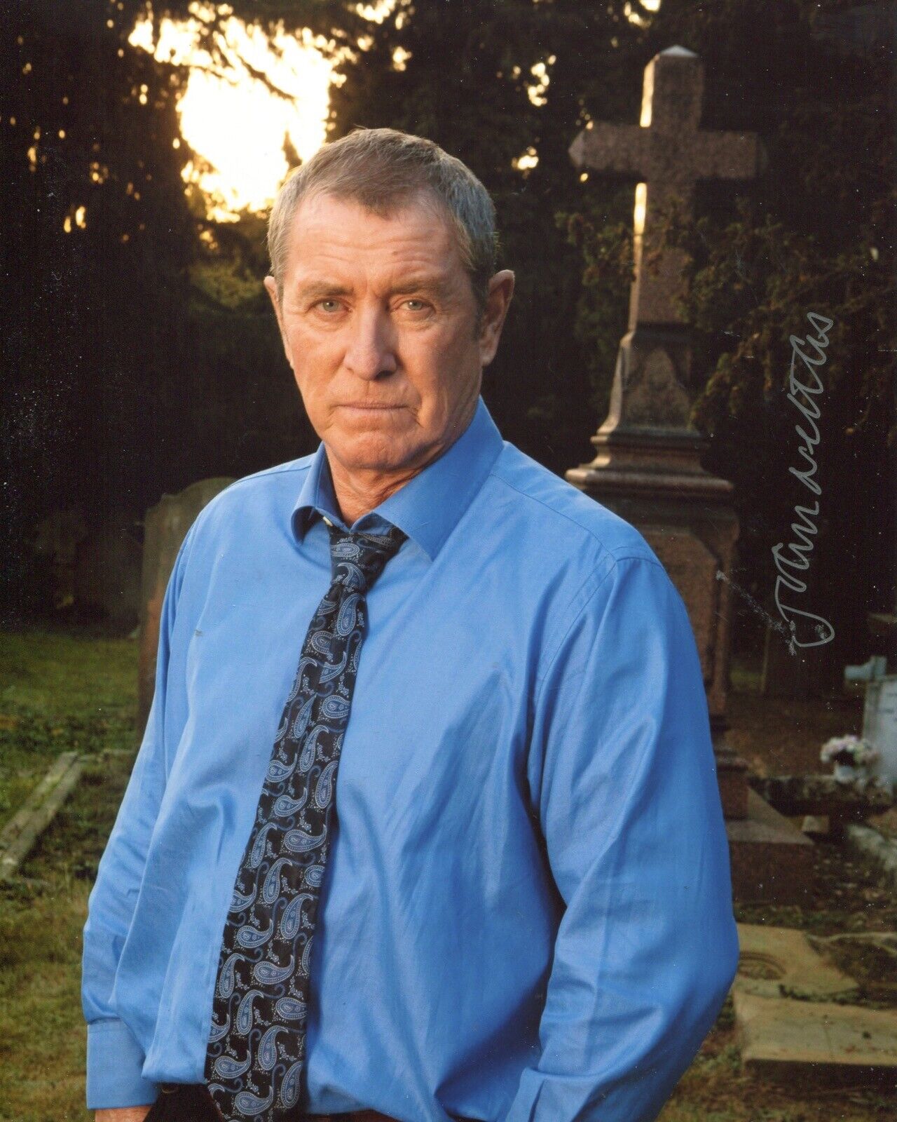 Midsomer Murders 8x10 TV detective Photo Poster painting signed by actor John Nettles IMAGE No2