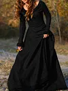 Vintage Tight Fitting Long Sleeves Maxi Dresses
