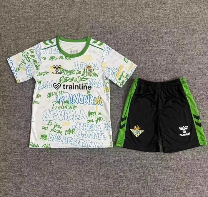 25/26 Real Betis training uniform children's clothing