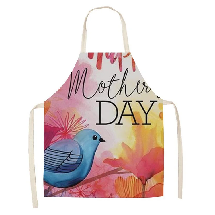 Waterproof Linen Kitchen Apron -Mother's Day