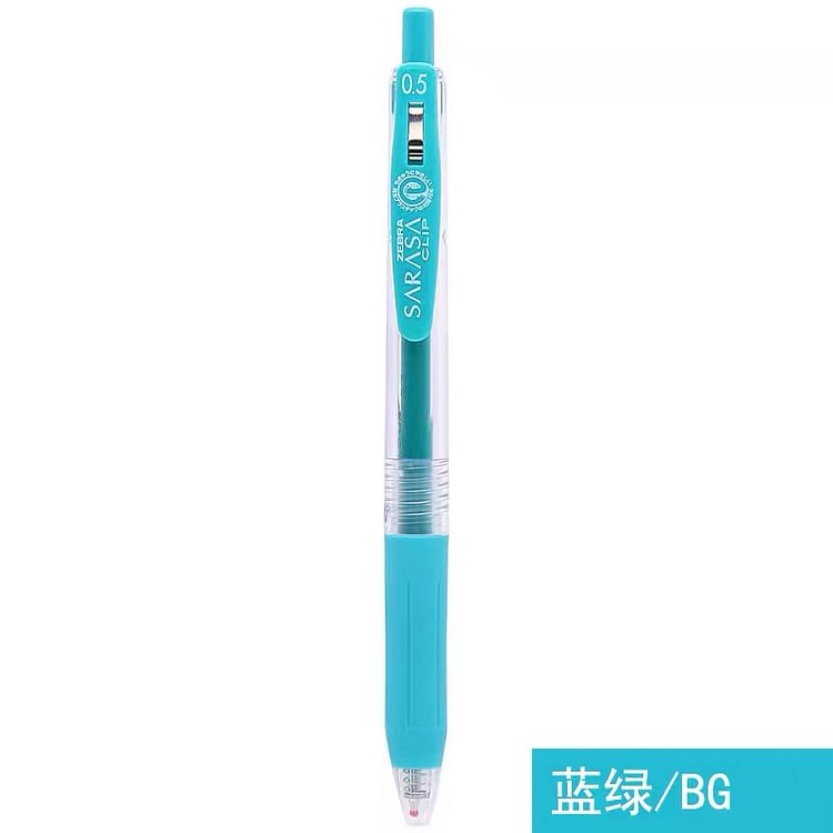 JOURNALSAY Zebra JJ15 SRASA Clip Series Color Press 0.5mm Gel Pen  Large-capacity Quick-drying Mark Journal Pen for School Supplies