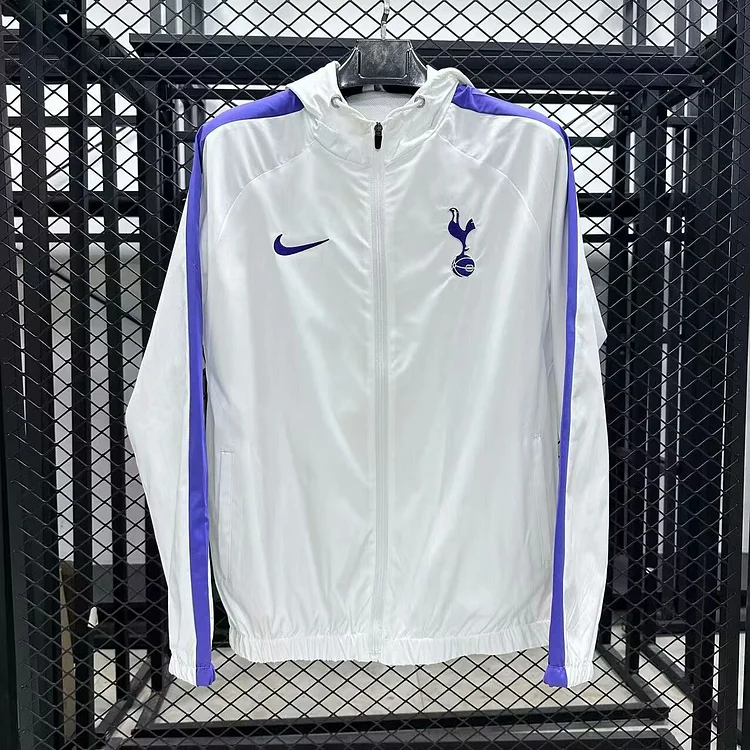 25/26 Tottenham White Windbreaker