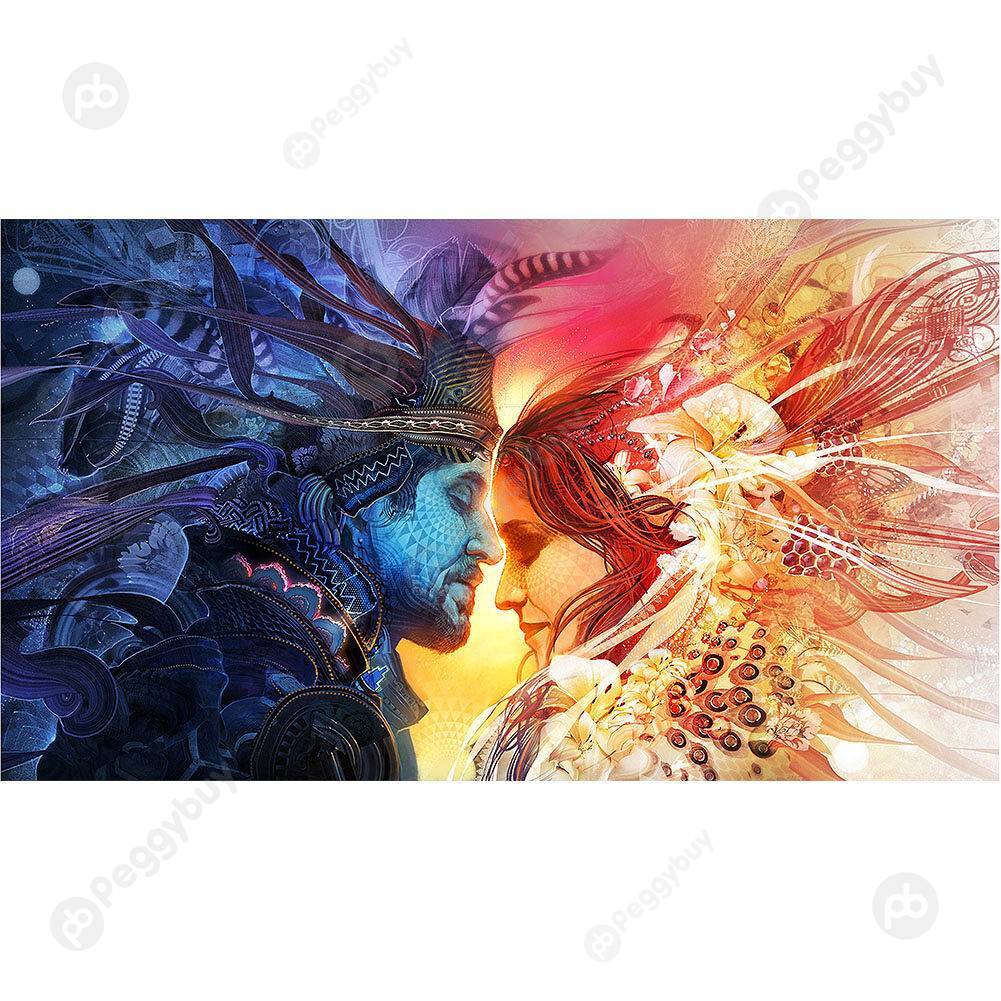 

1000pcs Paper Jigsaw Couple Puzzle Decompression Toys for Adults Kids Gift, 501 Original