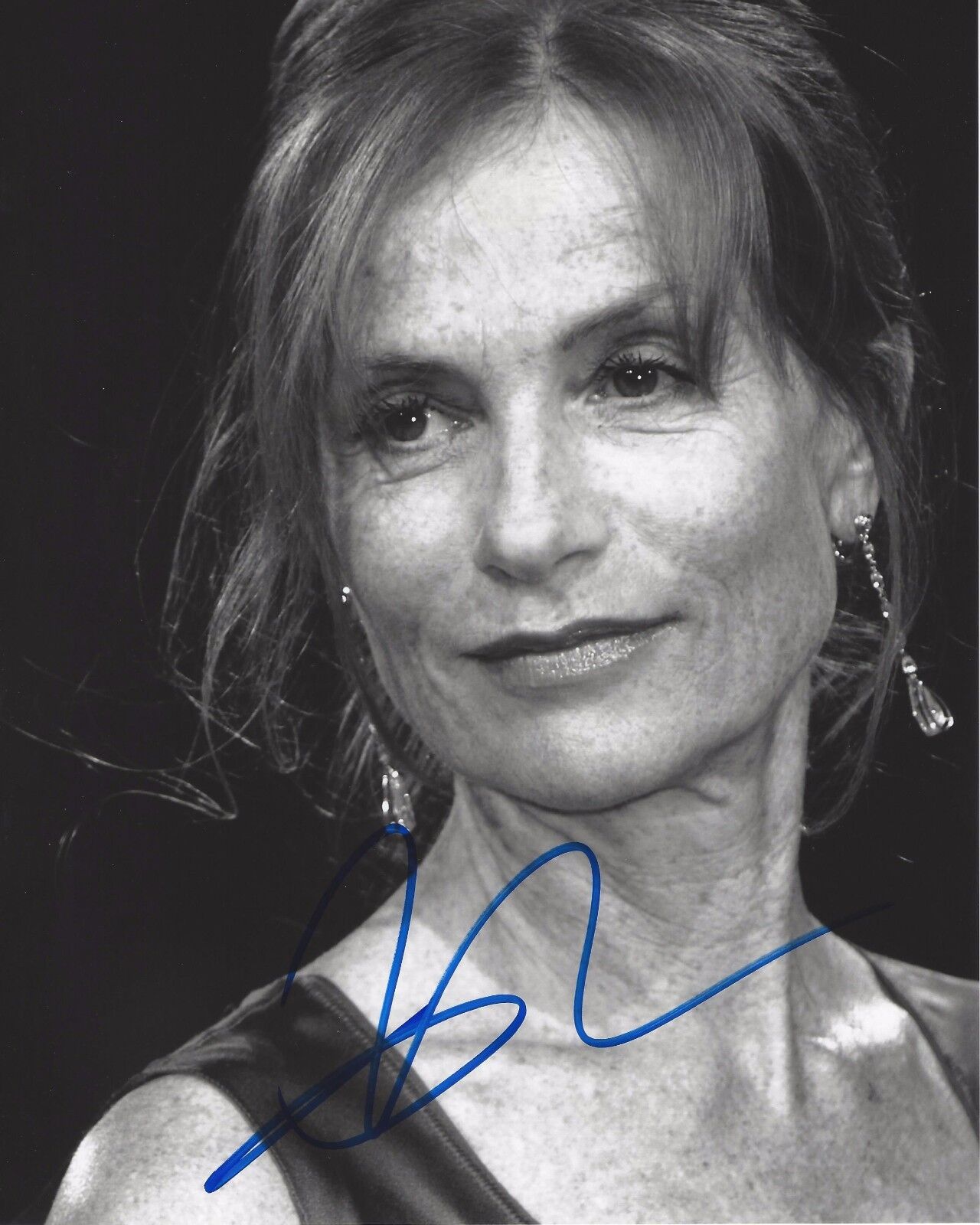 ACTRESS ISABELLE HUPPERT SIGNED AMOUR MOVIE 8X10 Photo Poster painting A W/COA THE PIANO TEACHER