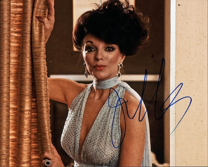 Sexy JOAN COLLINS In-person Signed Photo Poster painting