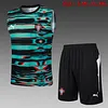 2025 Portugal Pre-Match Training Black Vest+Shorts Football1:1 Thai Quality