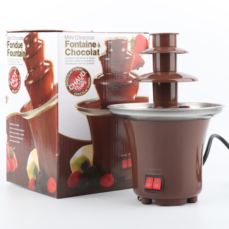 Chocolate Fondue Fountain Assemble 3 Tiers | 168DEAL