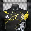 2025/2026 Player Version Real Madrid Special Edition Marvel Black Football Shirt 1:1 Thai Quality