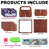 DIY, Rosenschwan, Holz-Diamantmalerei, Handheld-Aufbewahrungsbox-Kit, Tischdekoration, Dekoration