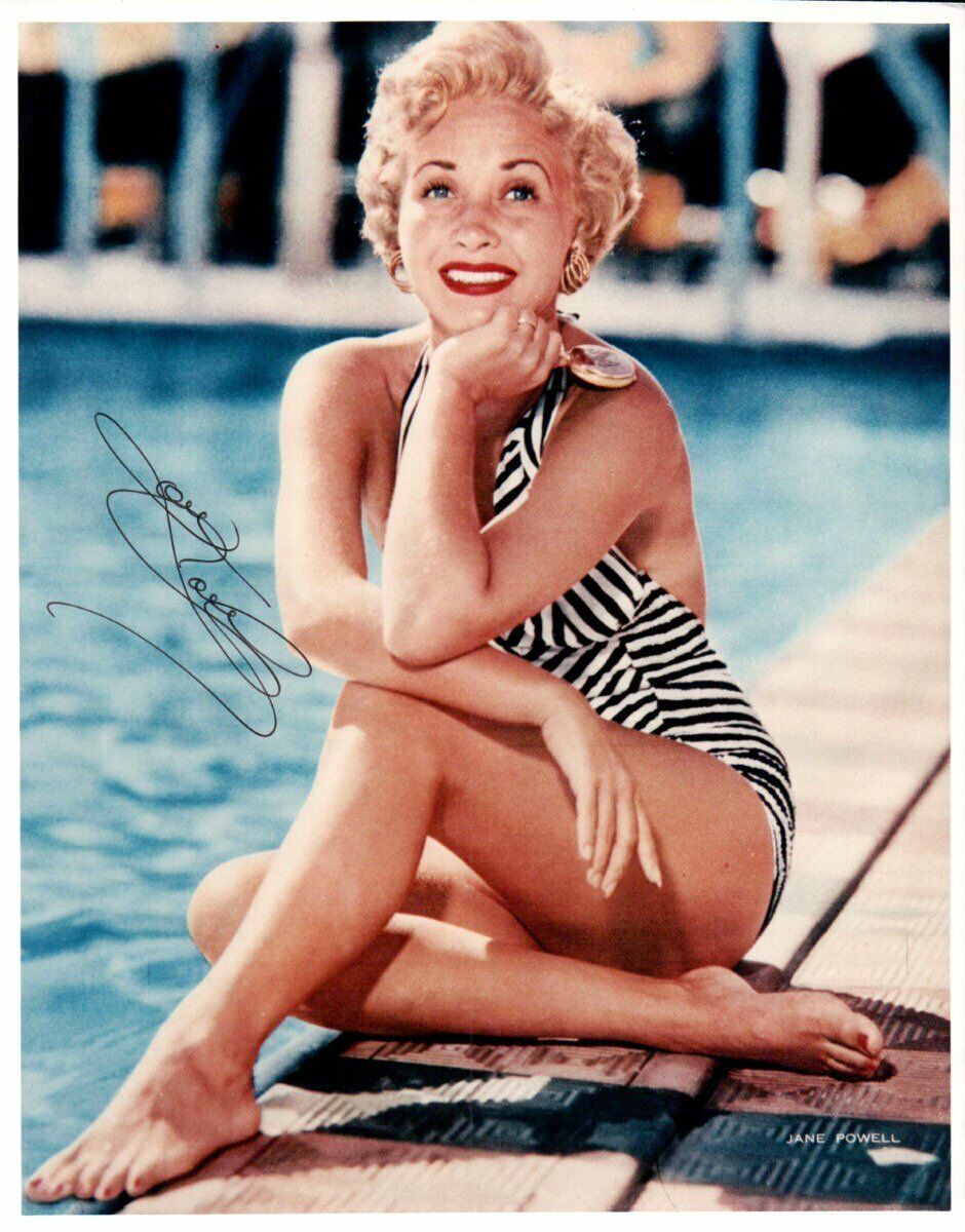 Jane Powell Signed Autographed 8X10 Photo Poster painting Singer Actress JSA JJ41129