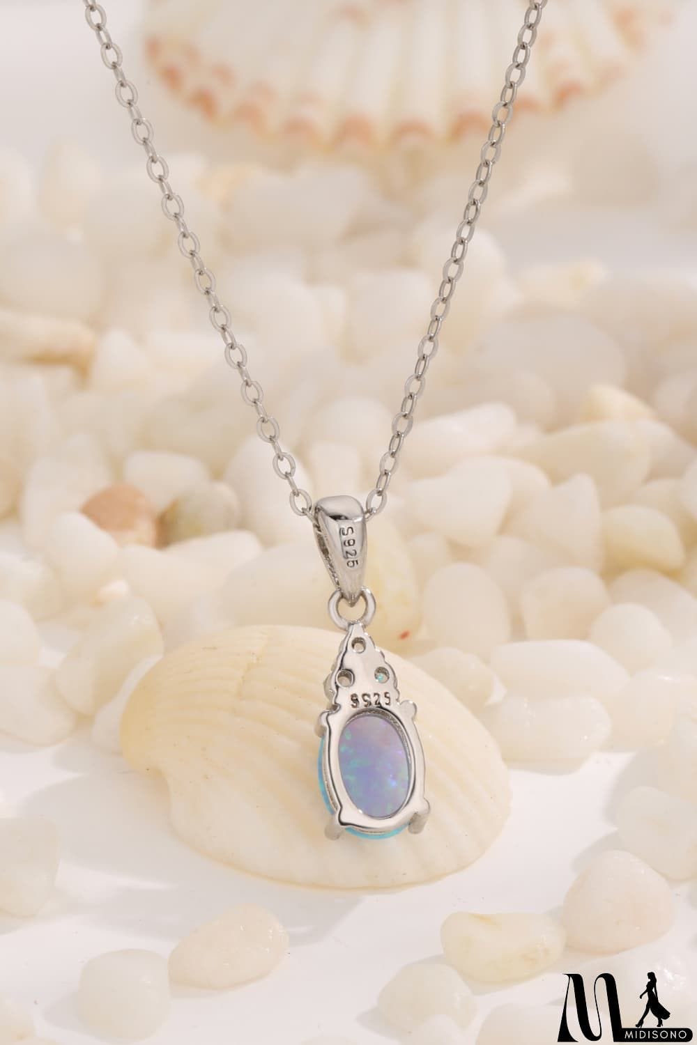 MidiSono - Find Your Center Opal Pendant Necklace