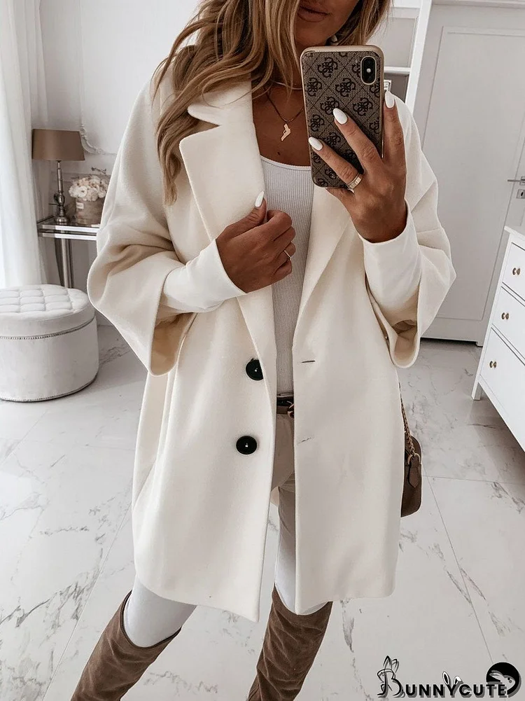 Women's V-neck Long Sleeve Sweater Coat Top