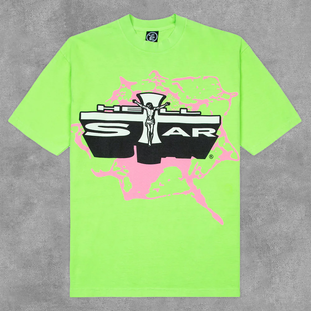 Hellstar Studio Jesus Path To Paradise Short Sleeve T-Shirt