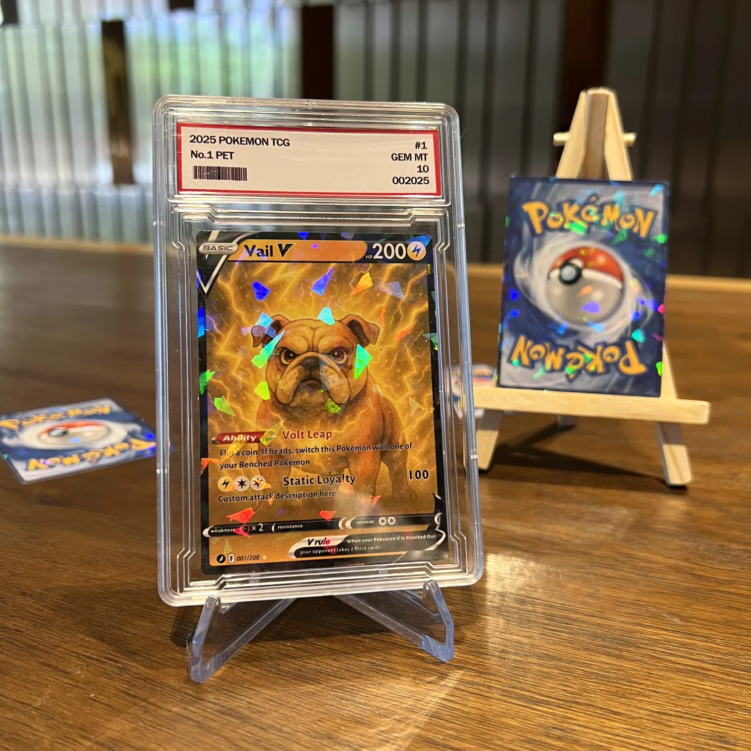 Loveyoufancy Custom Anime Pet Multiple Attributes Petmon V Card