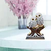 Diamond Painting Owl Wooden Desktop Decor Ornaments