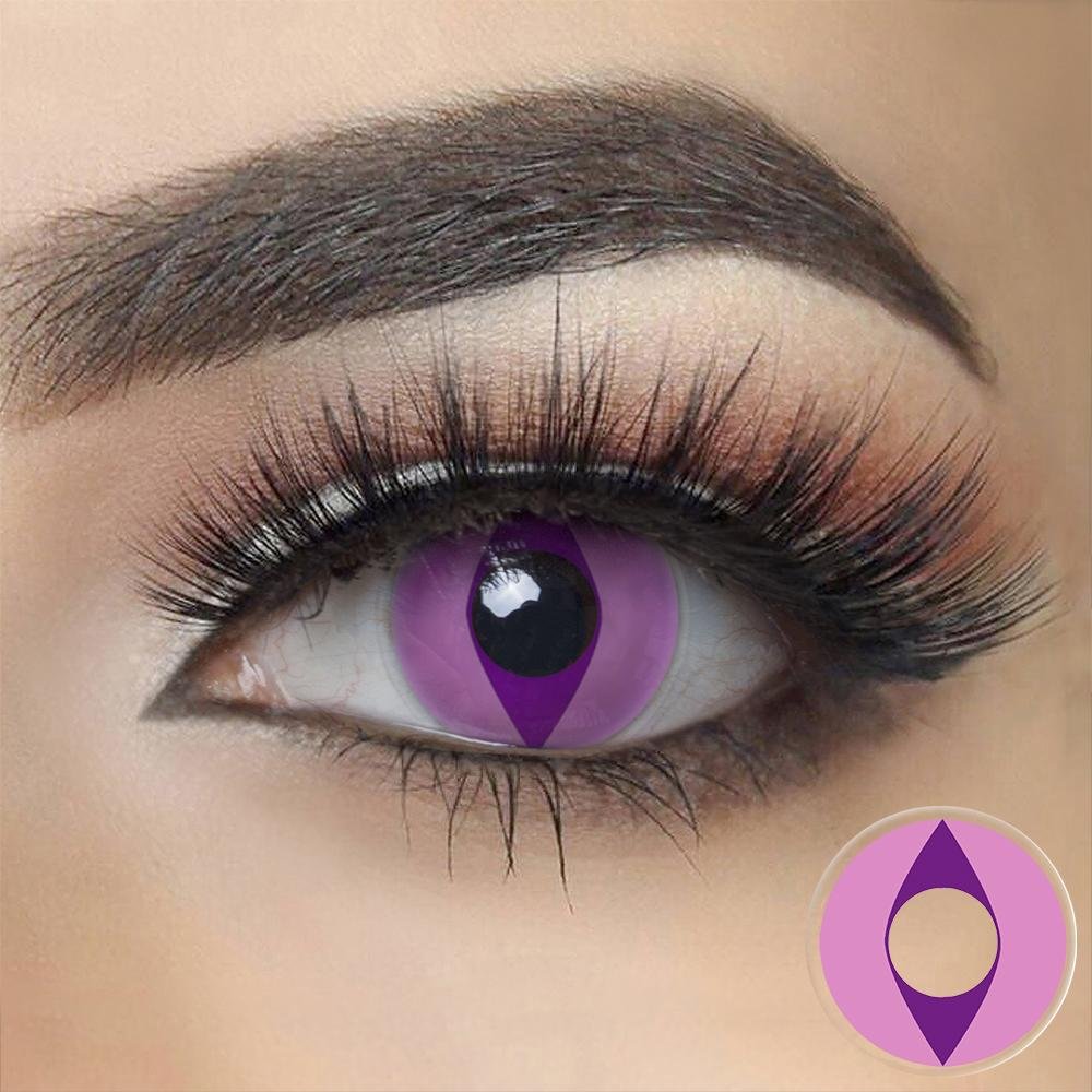 Violet Cat Eye Halloween Contacts