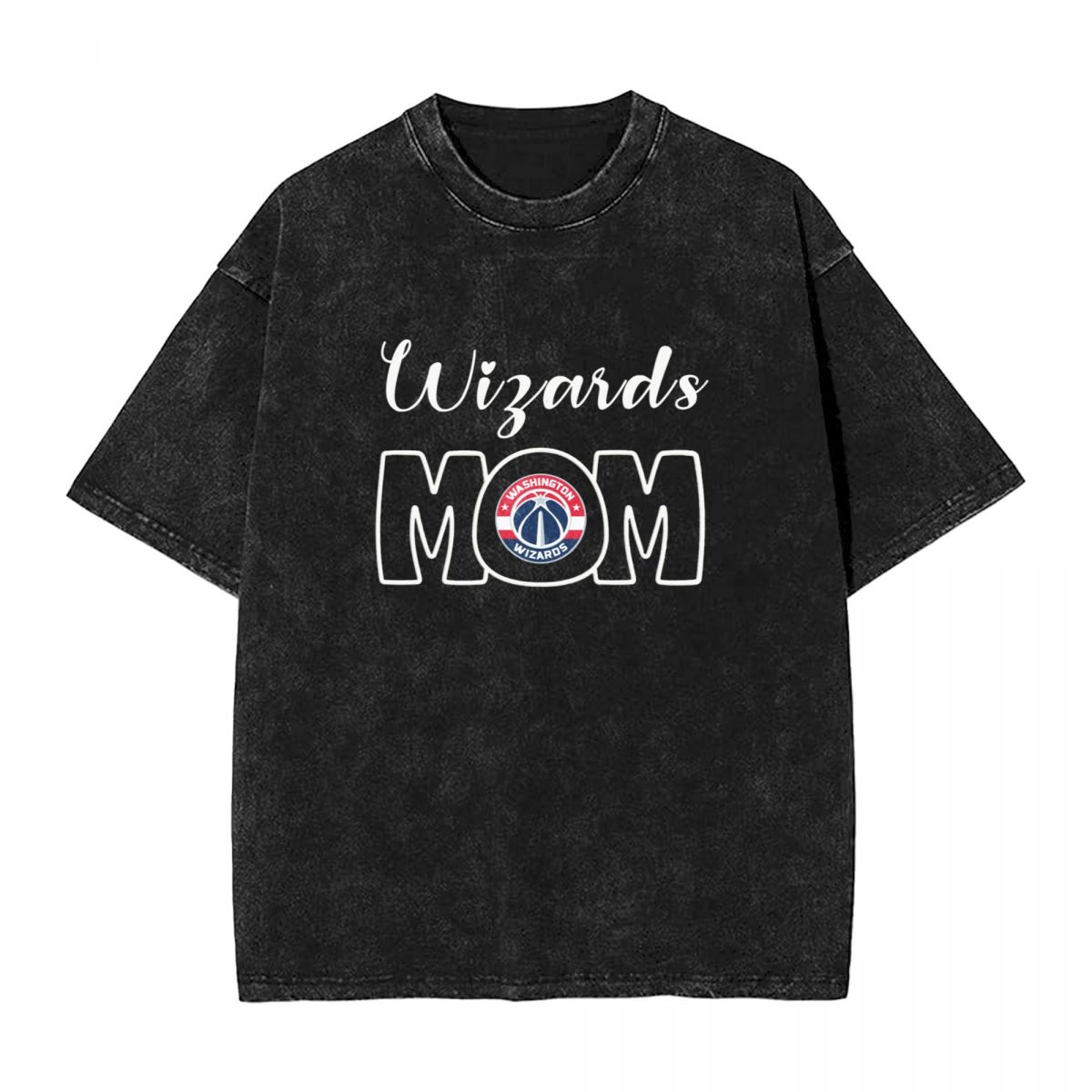 Washington Wizards Mom Printed Vintage Men's Oversized T-Shirt