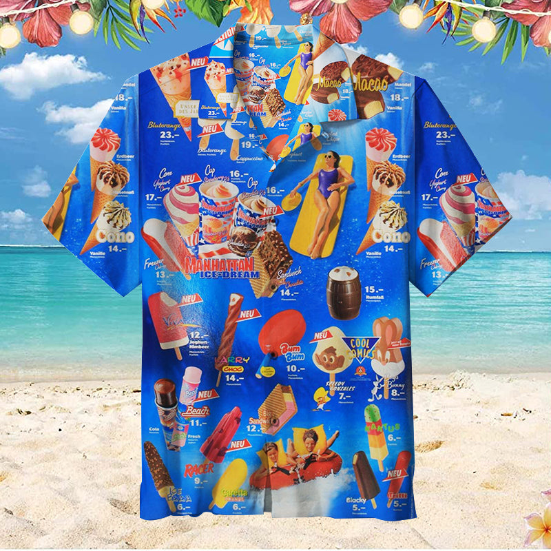 Oh, those old summers, those old ice creams |Unisex Hawaiian Shirt