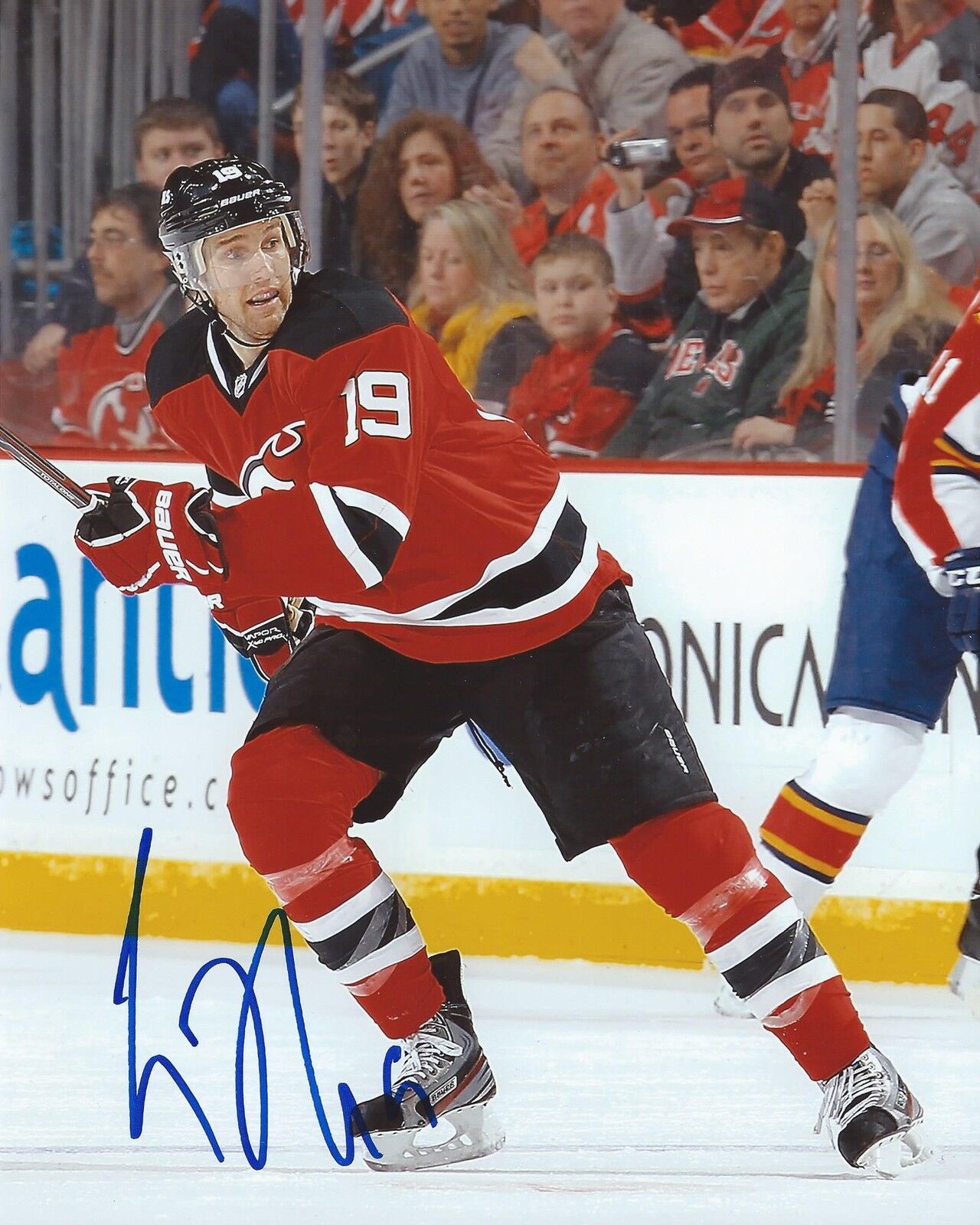 Travis Zajac Signed 8x10 Photo Poster painting New Jersey Devils Autographed COA