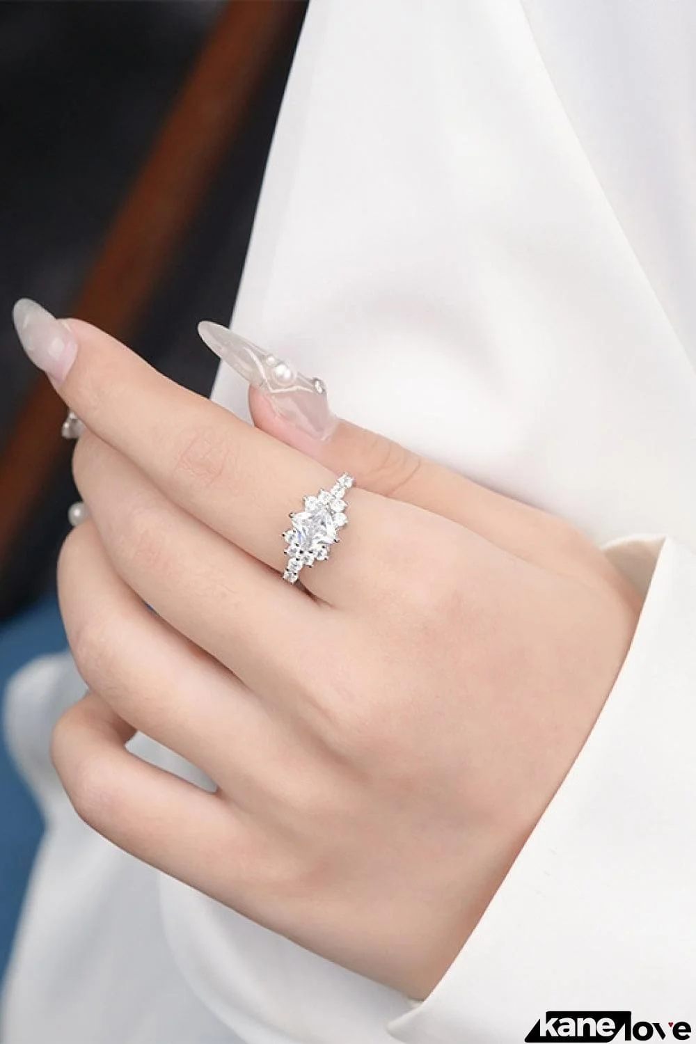 1.38 Carat Moissanite Ring