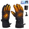 Electric Heating Gloves Rechargeable Windproof Hand Warmer Ski Thermal Gloves