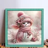 Snowman-Full Embroidery 3 Strands 11CT Stamped Cross Stitch-40*40CM