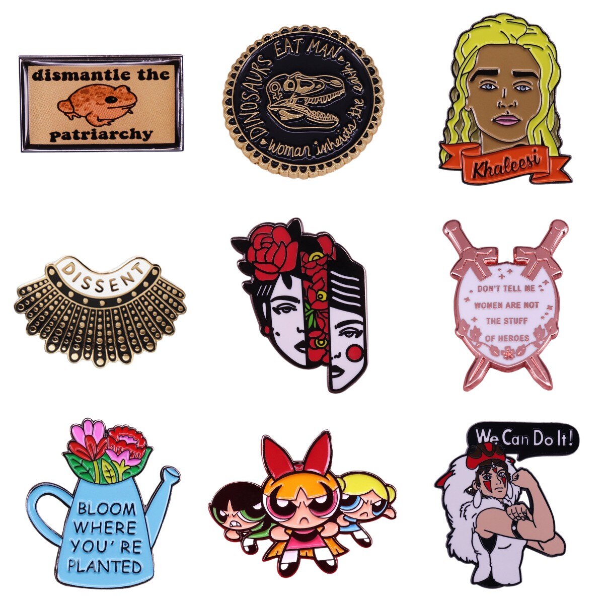 All lgbtq enamel pin & Feminism enamel pin