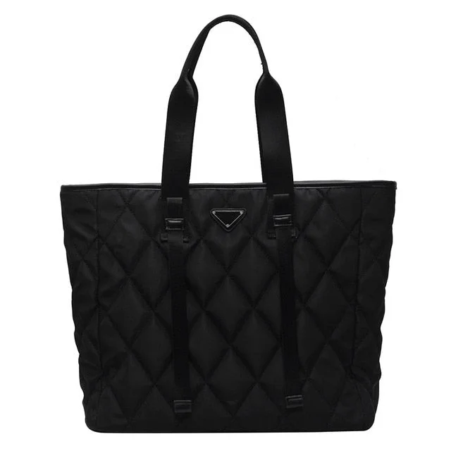 Brand Designer Large Capacity Tote Bags Women's Shoulder Bag 2020 Winter New Big Shopper Bag Handbags High Quality Nylon Purses