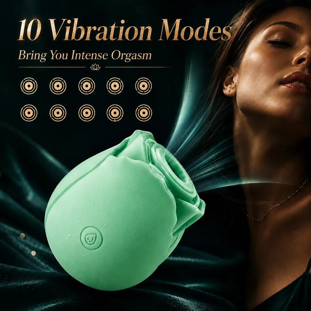 MintGlow - Luminous Original Rose Suction Toy