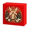DIY Diamond Art Christmas Gift Box Red Hardboard Holiday Craft Decor Kit