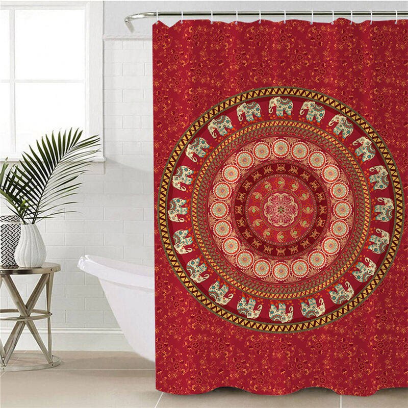 

Mandala - Print Shower Curtain, 180*200cm, 501 Original