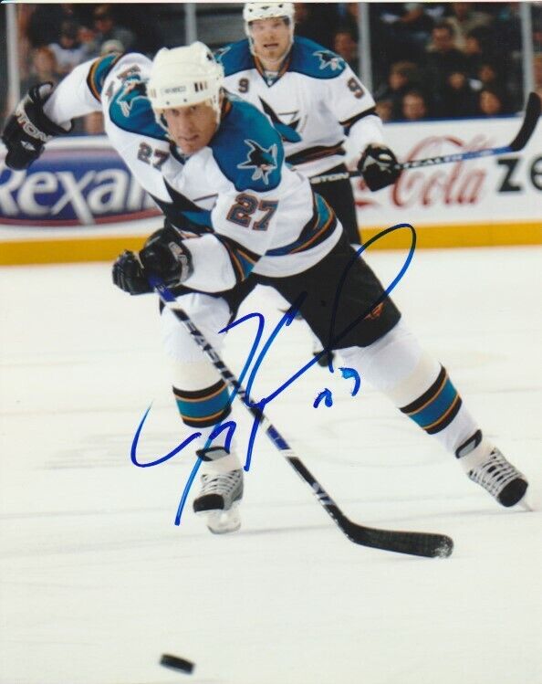 JEREMY ROENICK SIGNED SAN JOSE SHARKS 8x10 Photo Poster painting #6 Autograph