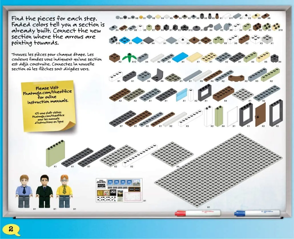 The Office Dunder Mifflin Branch Construction Set