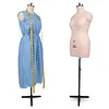 [US Local Warehouse] Dress Form Height Adjustable Sewing Mannequin Female with Stable Metal Base Mannequin Body Torso for Retail Boutique Store