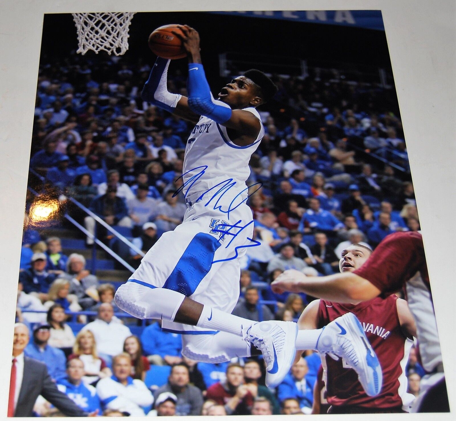 NERLENS NOEL signed (KENTUCKY WILDCATS) OKC THUNDER 11X14 Photo Poster painting W/COA