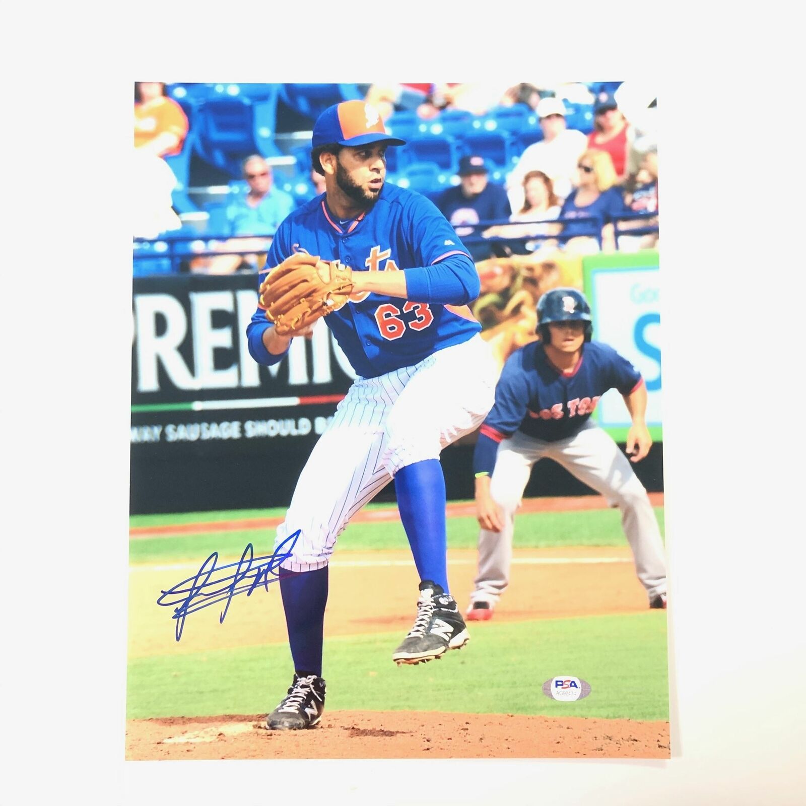 Gabriel Ynoa signed 11x14 Photo Poster painting PSA/DNA New York Mets Autographed