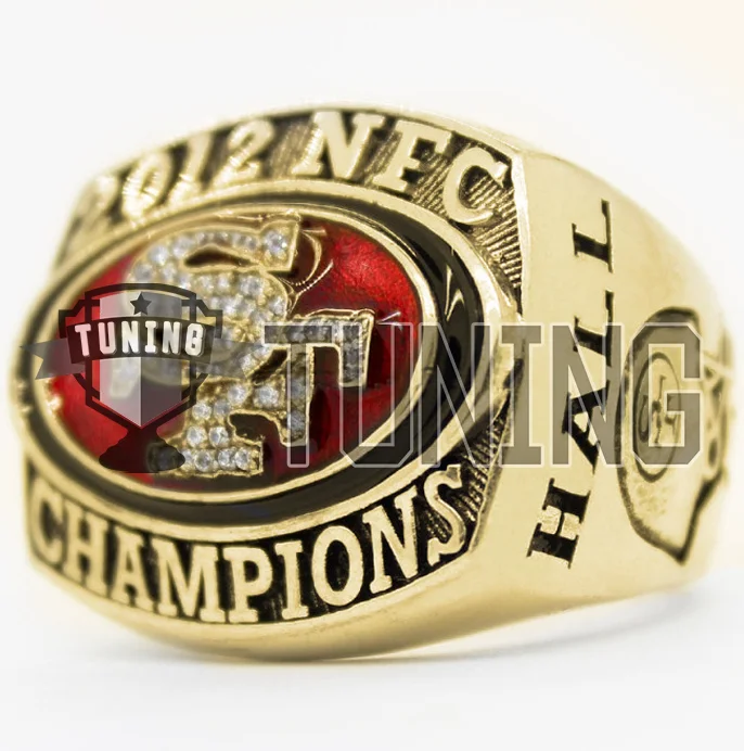 2012-13 San Francisco 49ers NFC Championship Ring Presented to