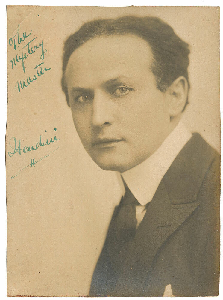 HARRY HOUDINI Signed Photo Poster paintinggraph - Magician / Escapologist / Showman preprint