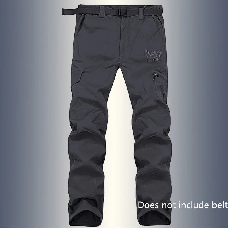 Outdoor Hiking Pants Men Camping Trip Pants Mountain Stretch Quick Dry Waterproof Trousers Man Climbing/Fishing/Trekking Pants