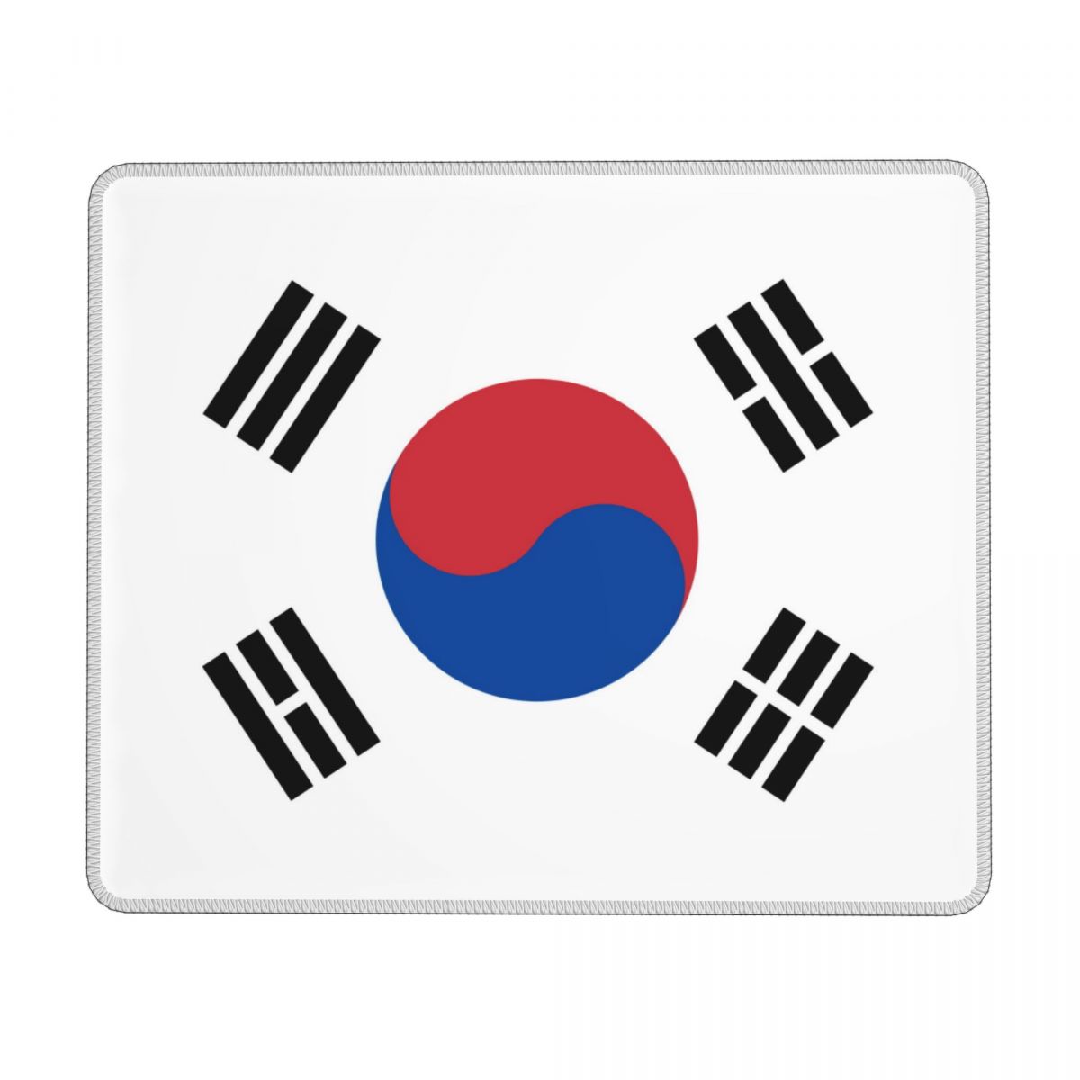 South Korea Flag Square Waterproof Mouse Pad