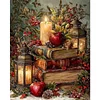 Christmas Books-11CT Stamped Cross Stitch 40*50cm/15.75*19.69in